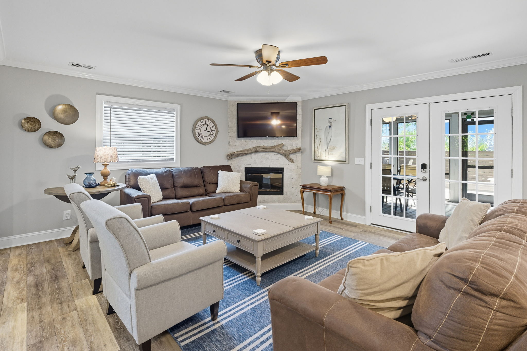 Living room at 1 Sea Hawk.