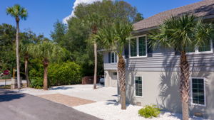 On the left is a full size RV Pad equipped w/ electric, water & sewer clean-out.