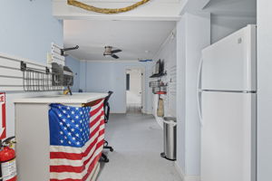 The Man Cave also sports a 3rd refrigerator for drinks and refreshments.