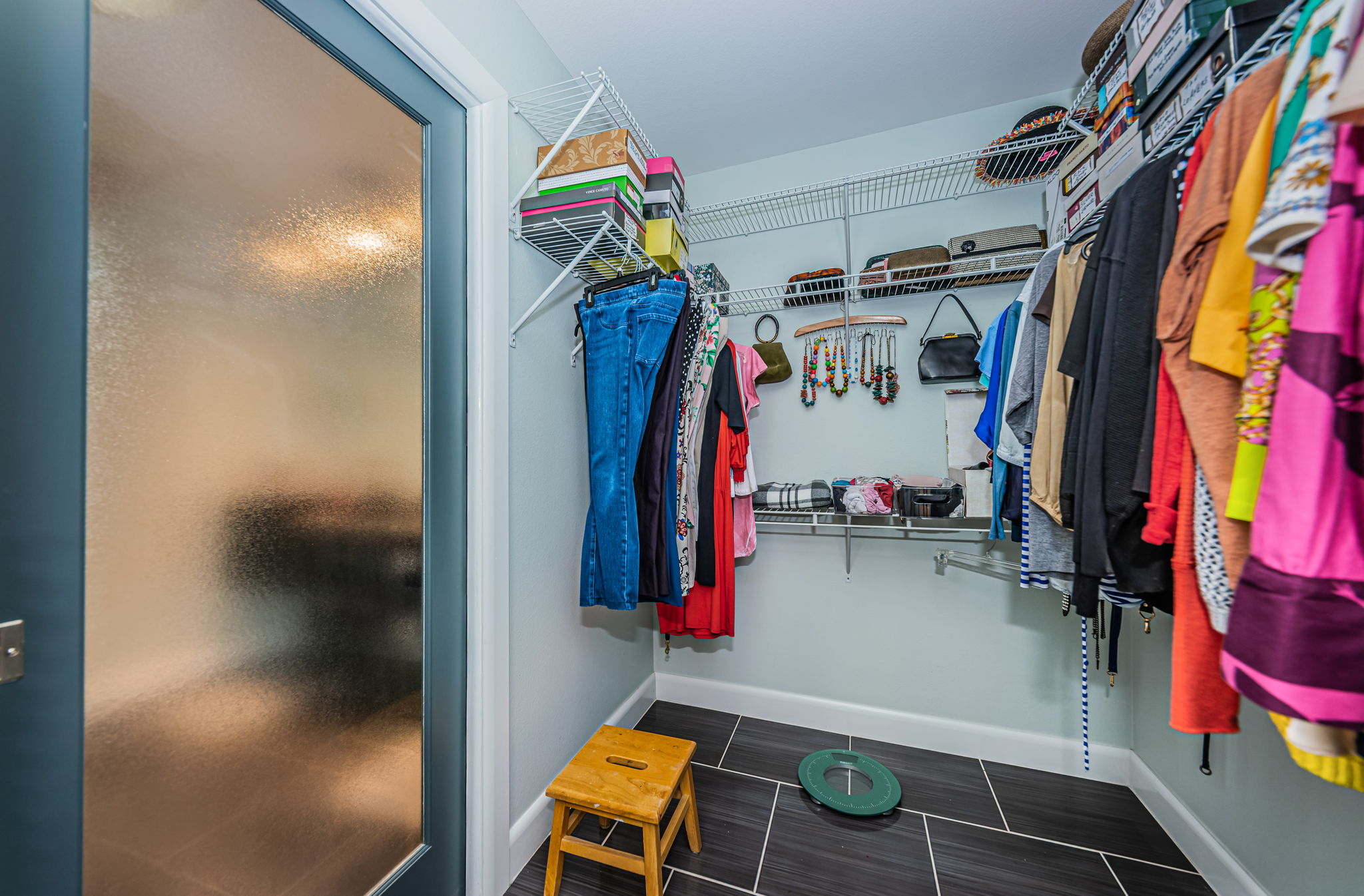 Upper Level Master Bedroom Walk-in Closet