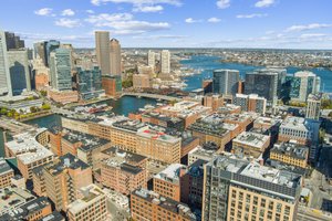 Seaport & Financial District - Aerial View