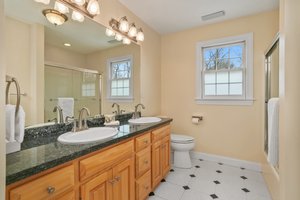 Bathroom 3 - Double Sinks with shower/tub.