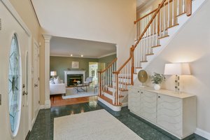 Sunlit Entrance Foyer with double height ceiling