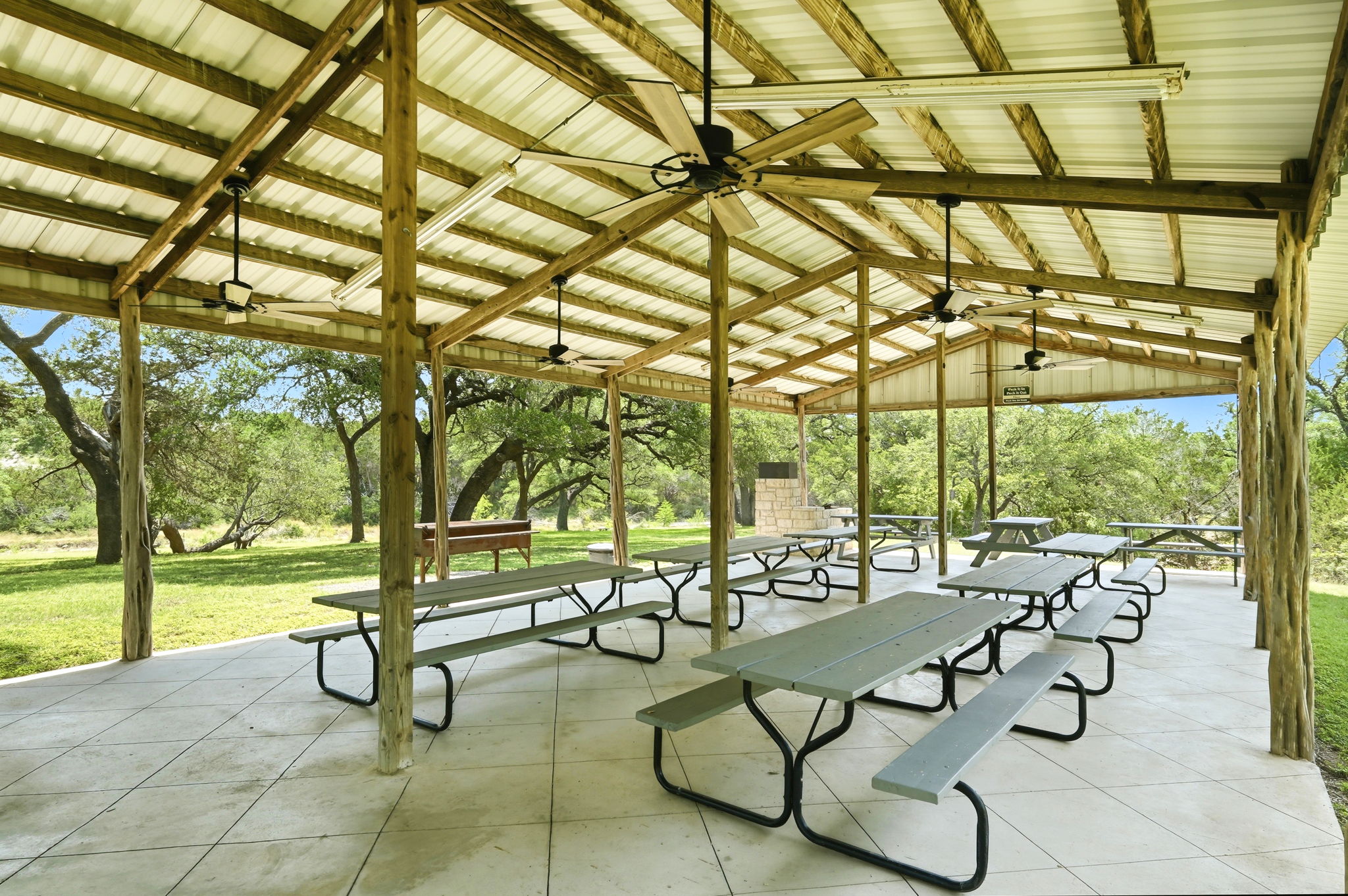 Pavilion and BBQ Area