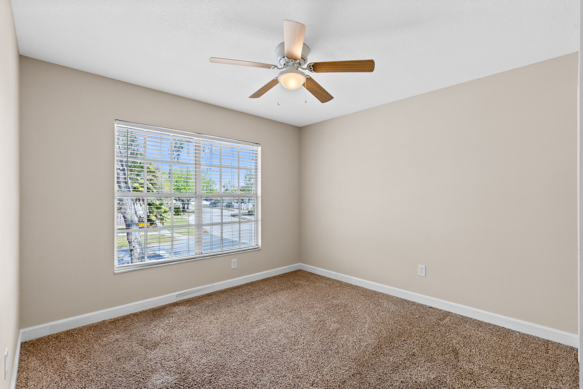 Lots of Natural light in secondary bedroom