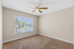 Lots of Natural light in secondary bedroom