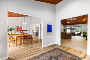 Foyer with View to Living Room and Dining Room