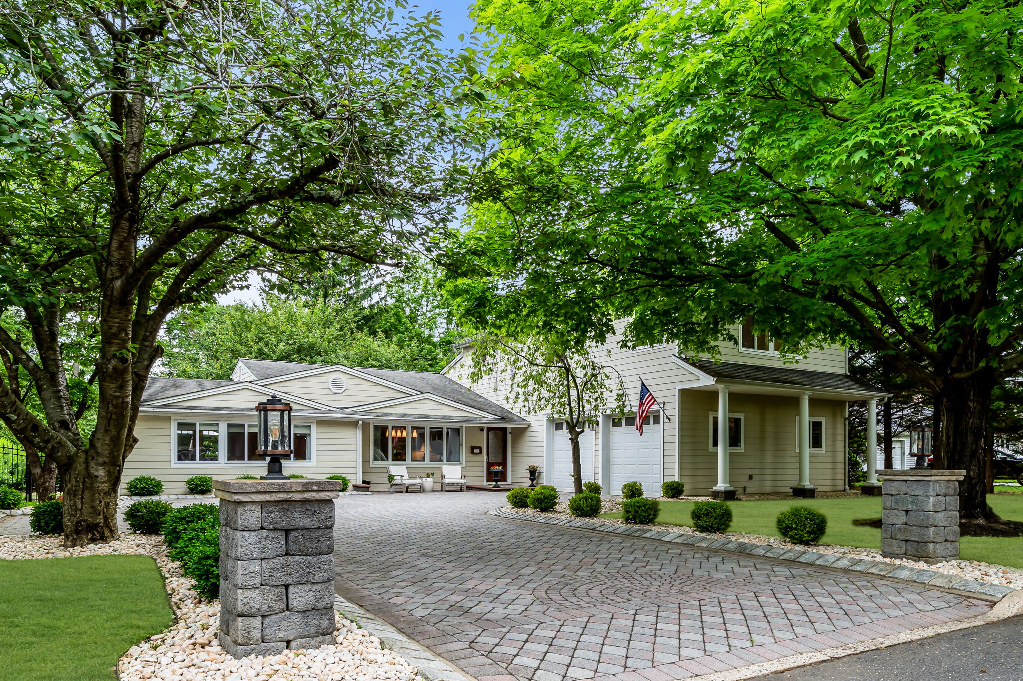 Set on a 100 x 150 property with a fenced in backyard.