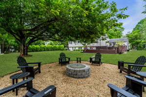 Fire Pit is great for creating cozy ambiance.