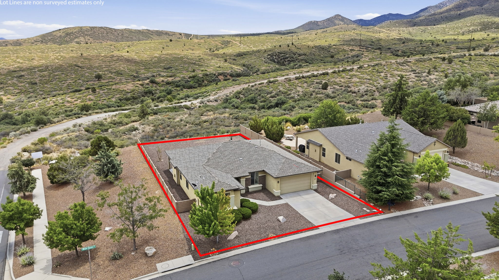 Aerial Front 3 Lot Line