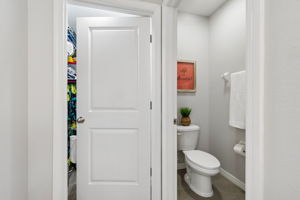 Walk in Closet and Water Closet