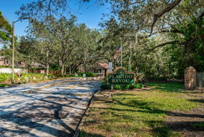 Placido Bayou Sign & Gate