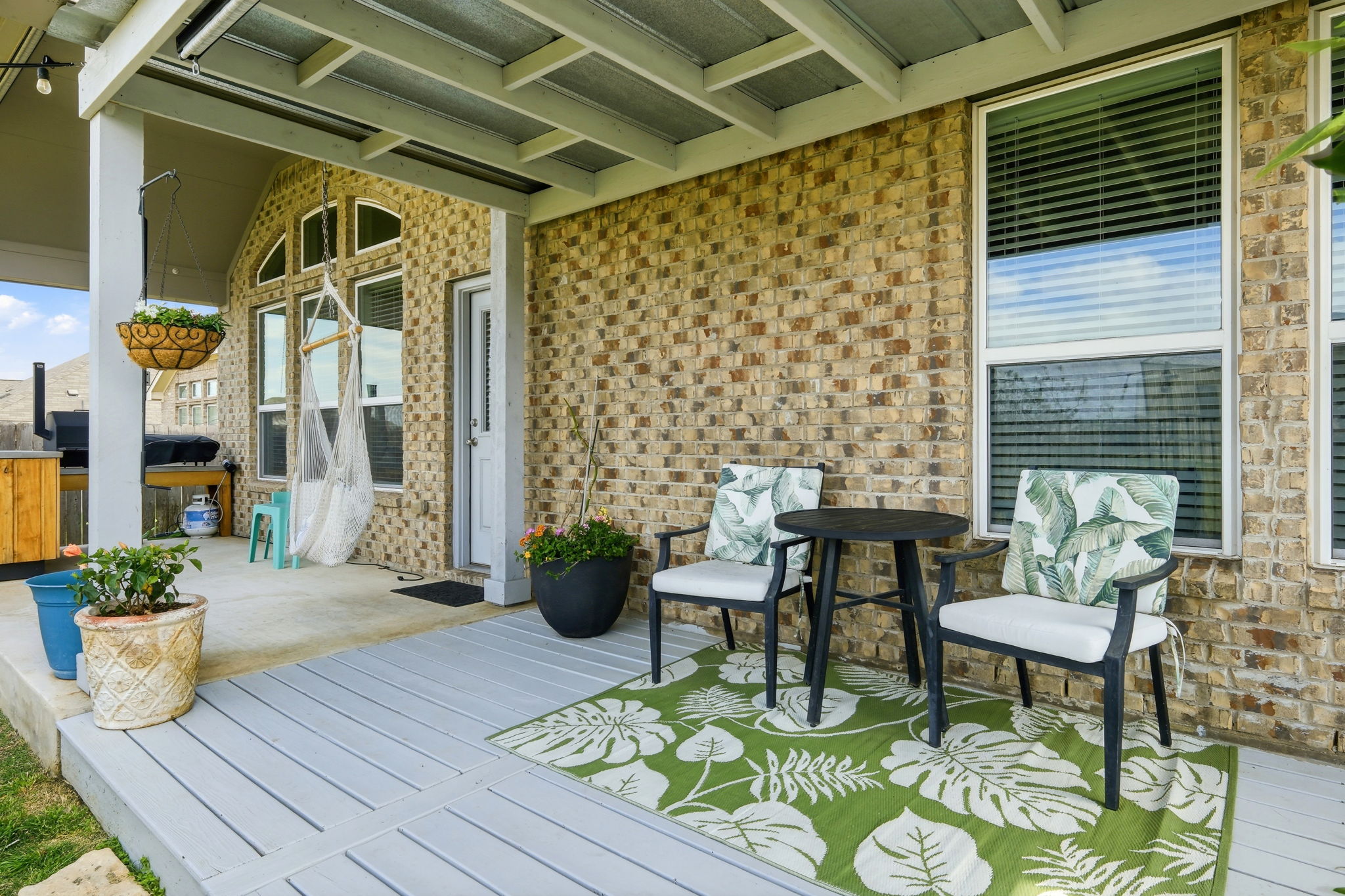 Covered Patio and Deck