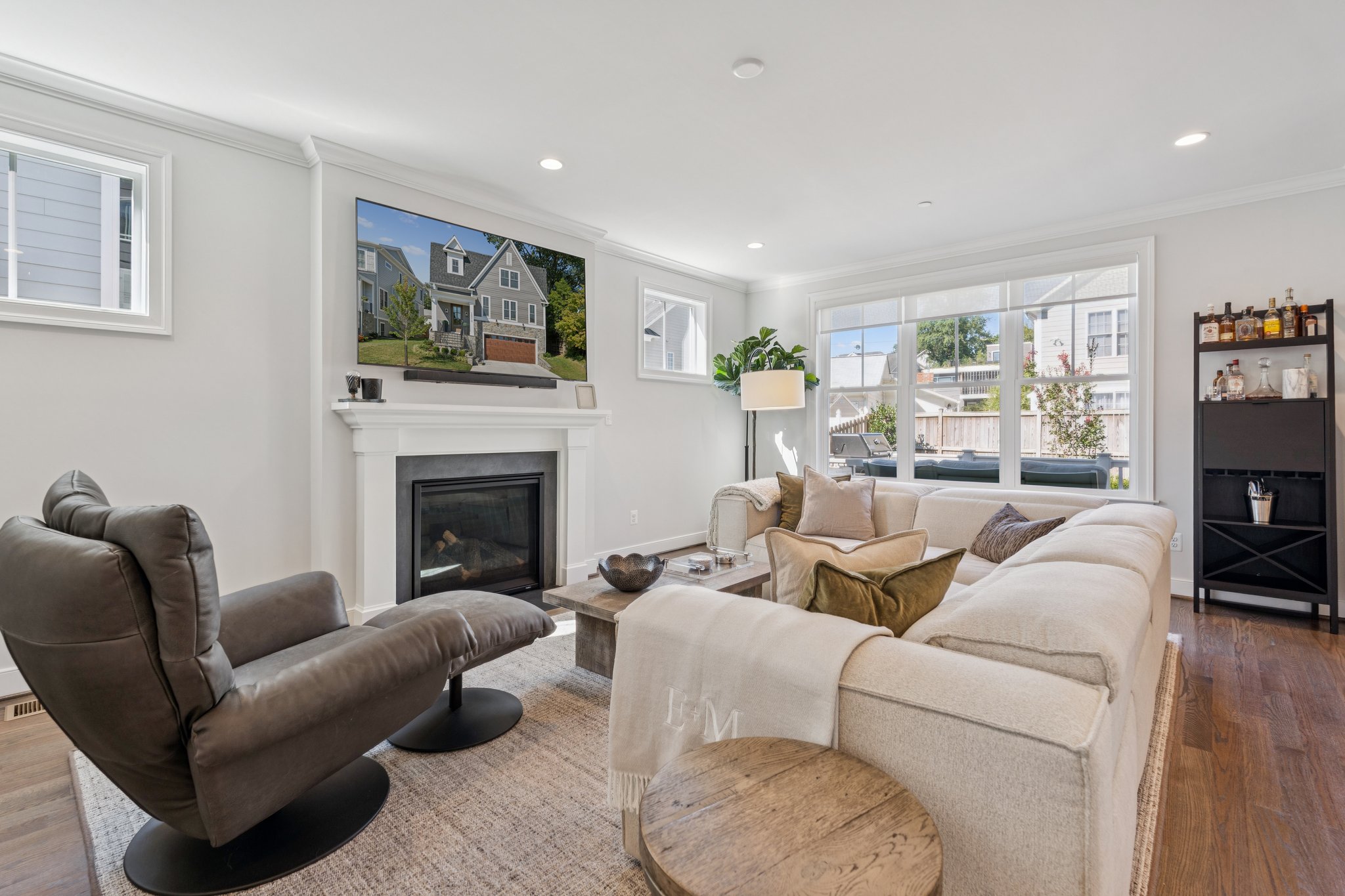 Family Room with Gas Fireplace