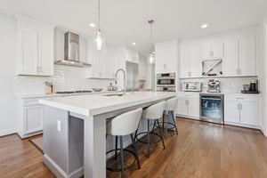 Gourmet Kitchen with High End Appliances & Beverage Center