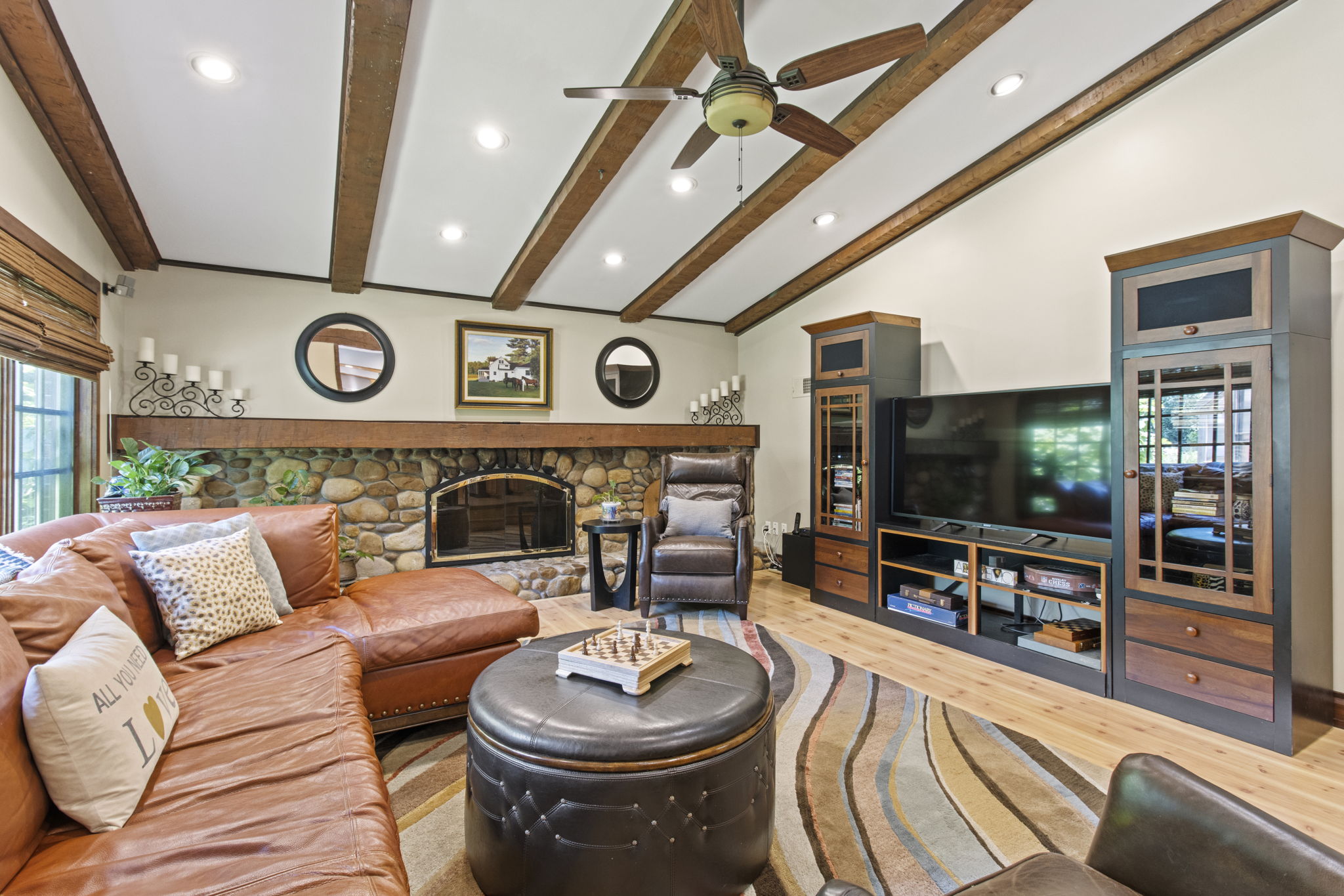 Family Room with Gas Fireplace