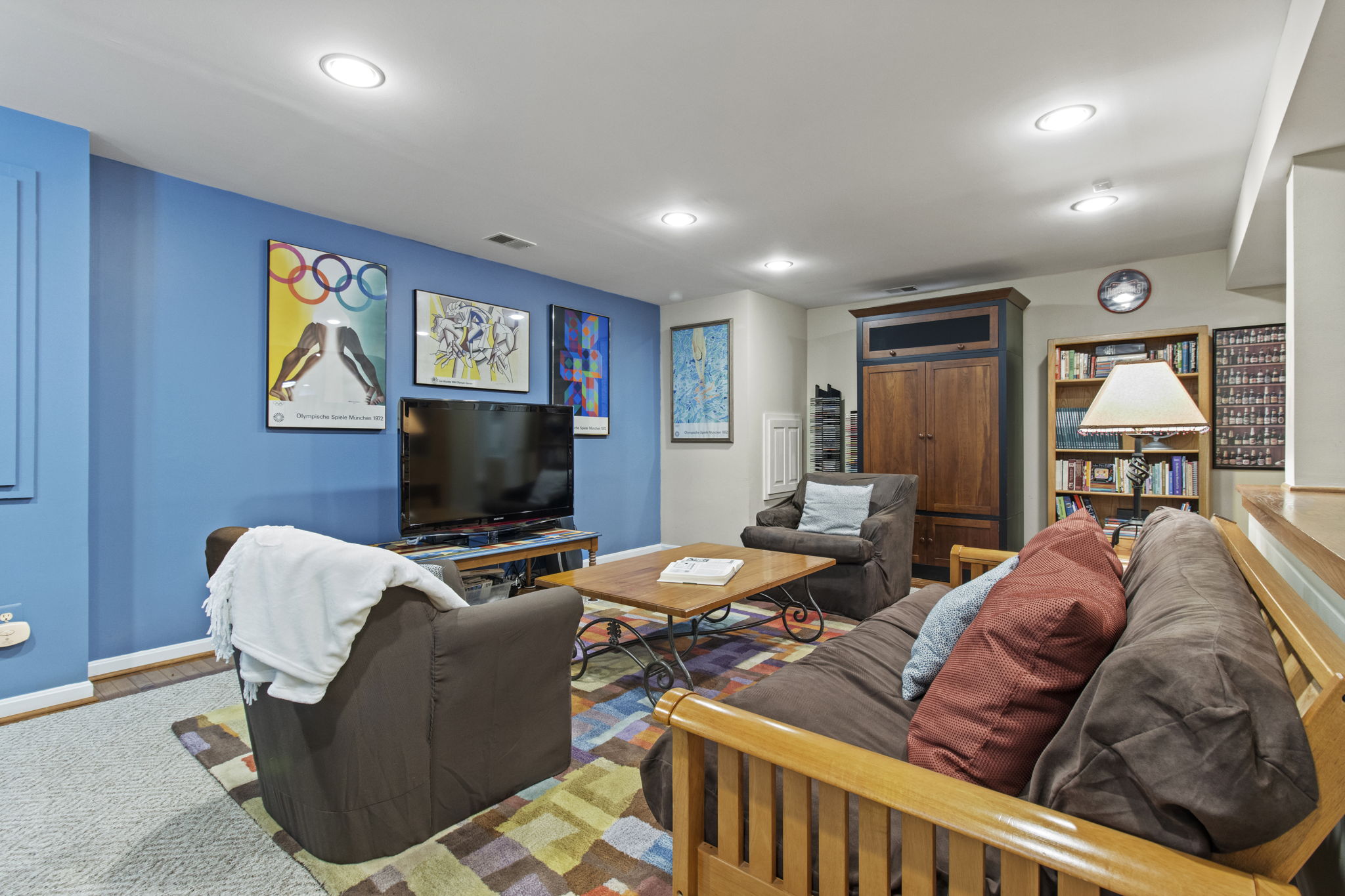 Lower-Level Media Area