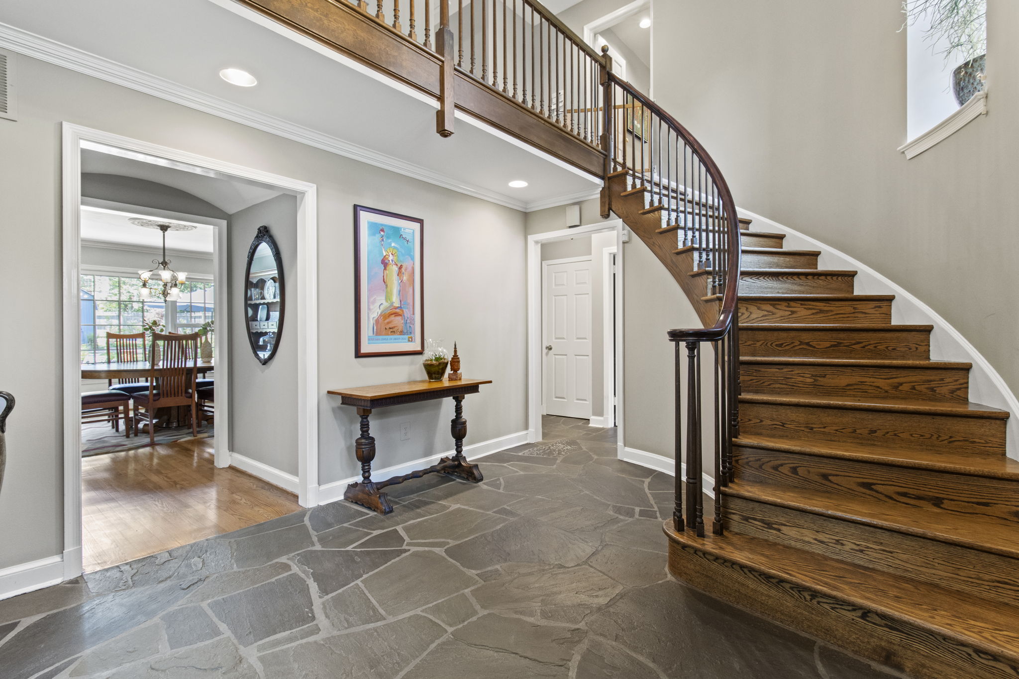 Elegant Two Story Foyer