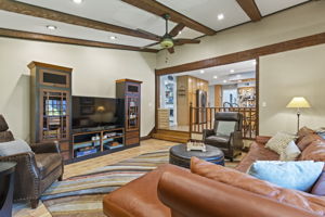 Family Room open to Kitchen