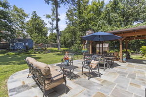 Large Flat Landscaped Yard
