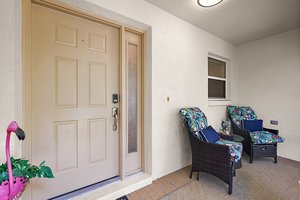 Screened Front Porch and Entry