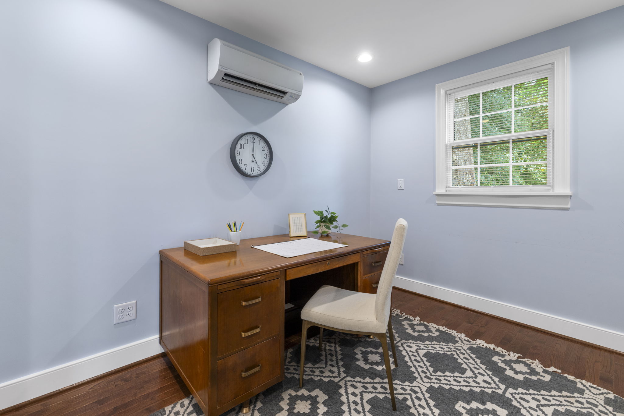 Office in the detached building with hardwood floors, mini-split heat pump, & USB outlets offer an excellent spot to work just steps away from the house. There is certainly potential to add on to it and make it an in-law suite as well.