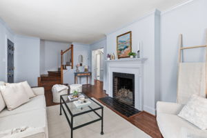 The large living room is perfect for entertaining.
