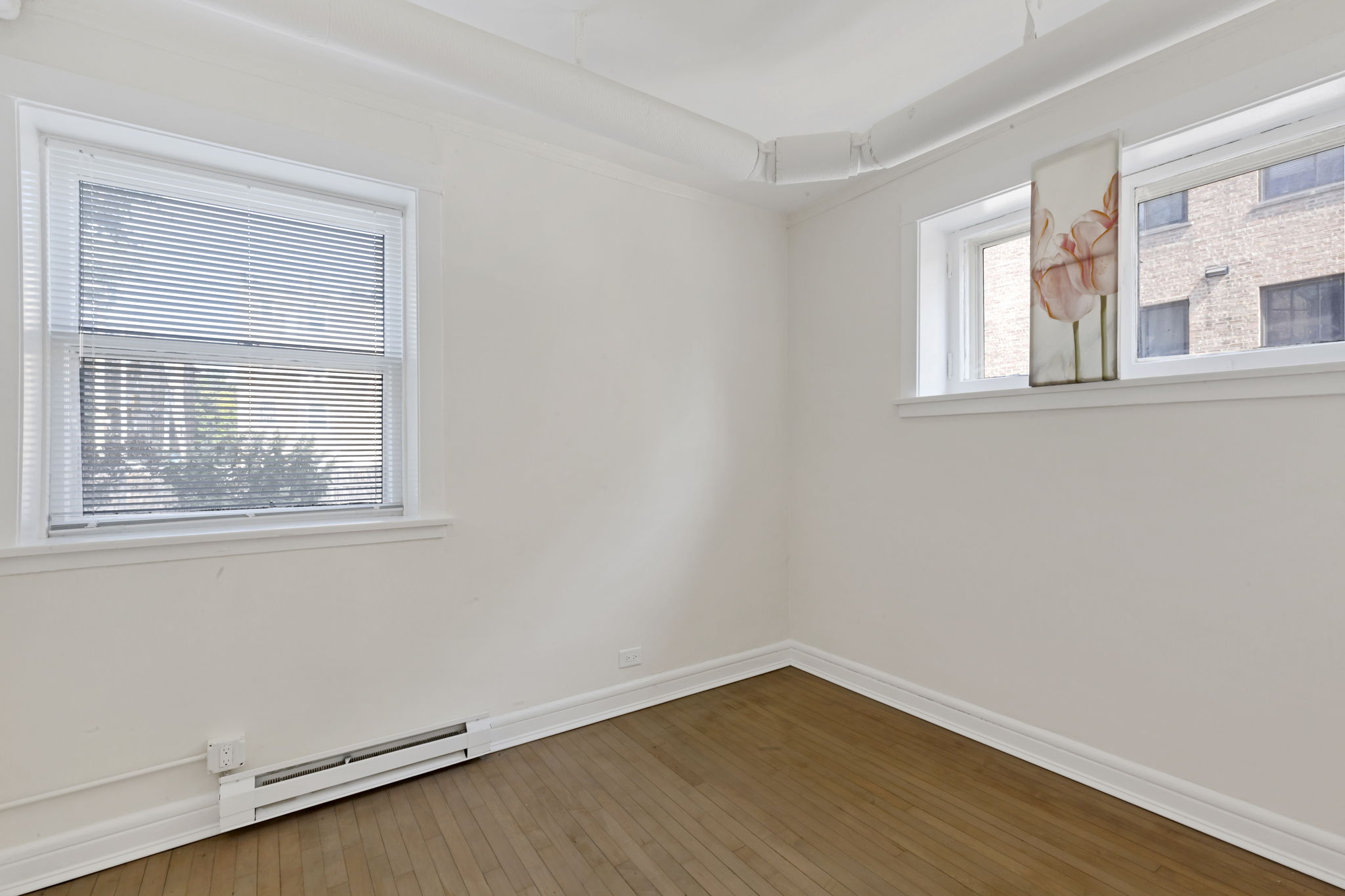 Bedroom with lots of natural light