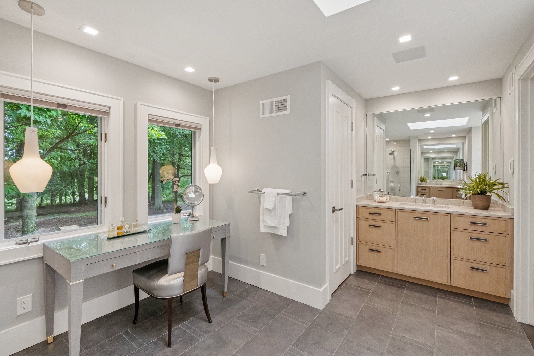 Primary Bathroom with Heated Floors