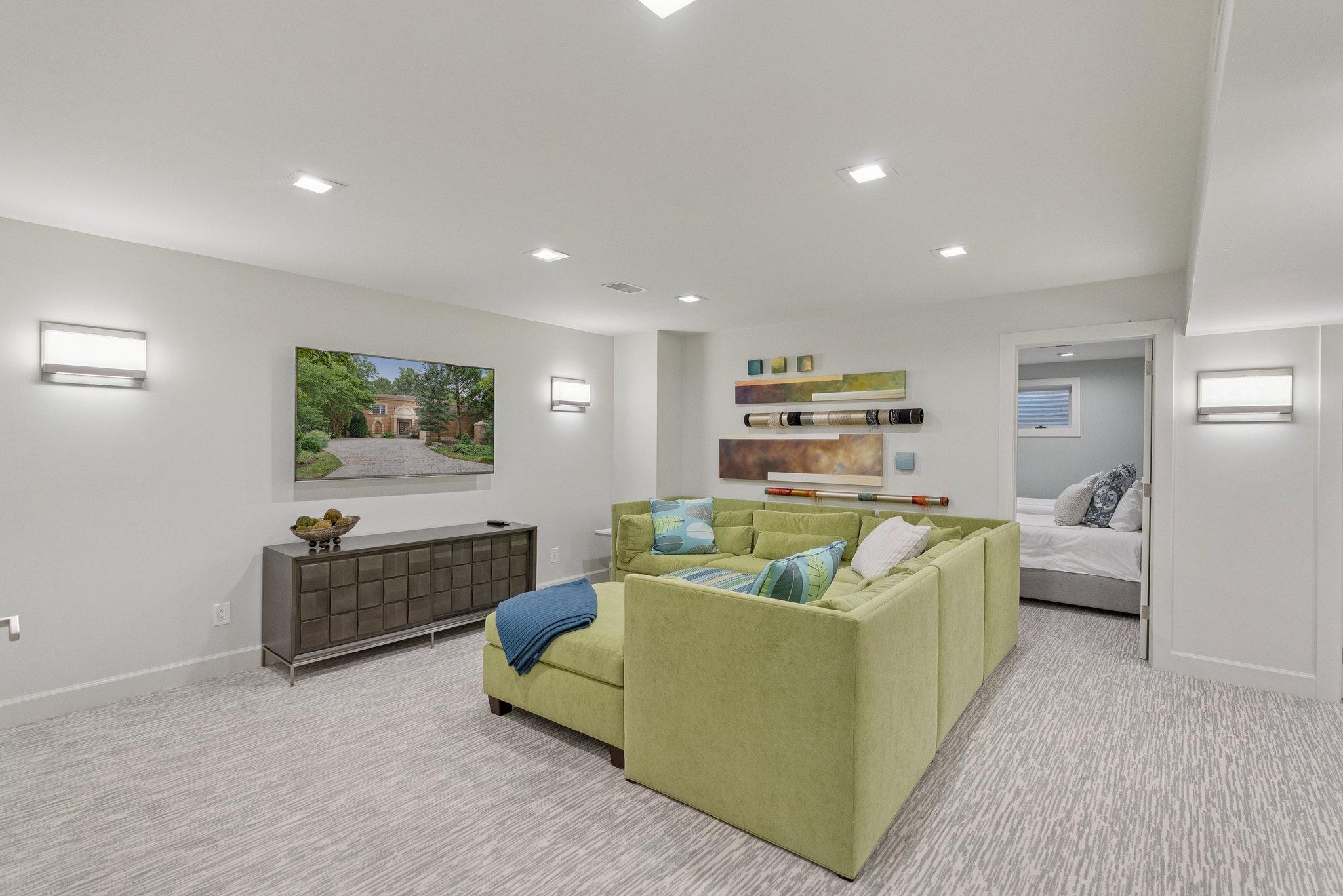 Lower Level Living Area