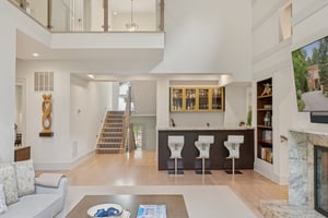 Wet Bar and Custom Finishes
