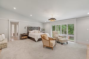 Expansive Main Level Primary Bedroom with Dual Walk-in Closets