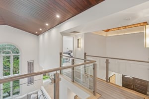 Upper Landing with Glass Railings