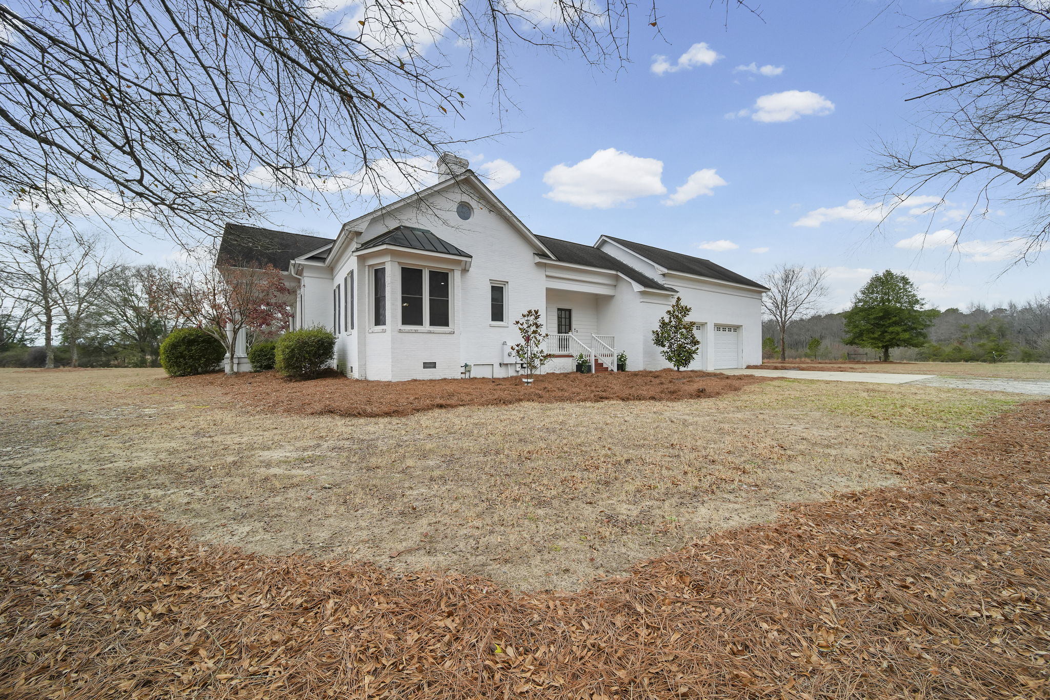 Side Load 2 Car Garage