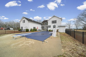 Pool with Slide and Diving Board