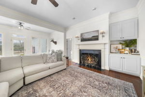 Living Room with Fireplace