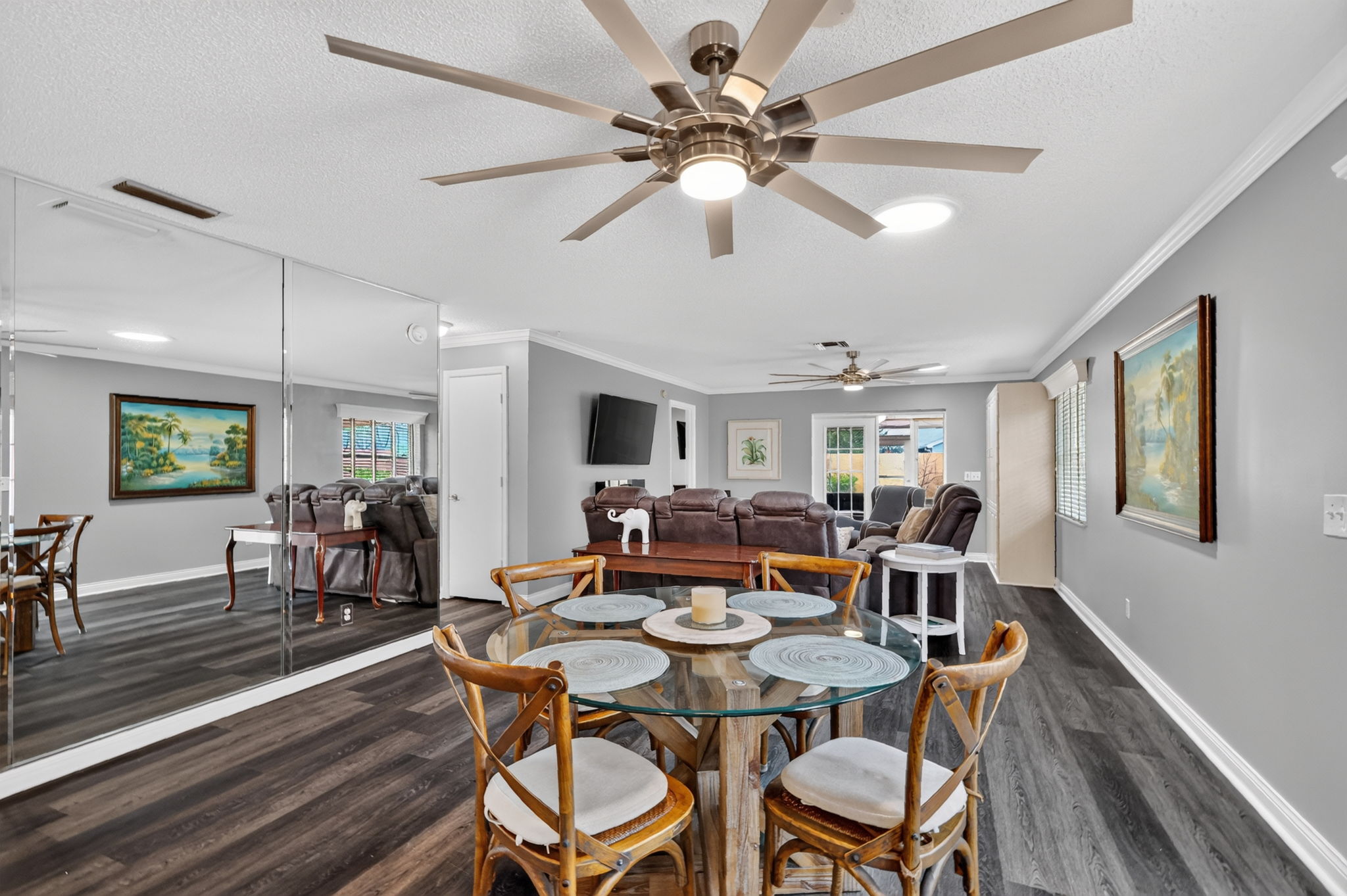 Dining and Living Rooms