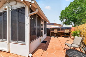 Rear Courtyard with SWIM SPA and BAR!