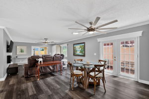 Dining and Living Rooms