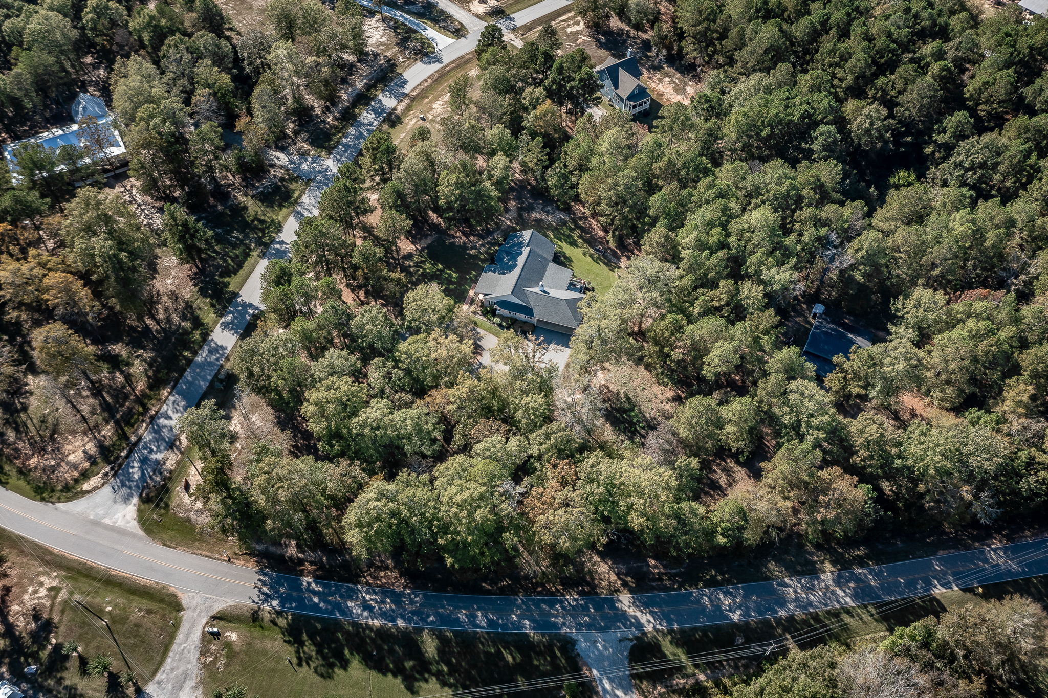 Aerial View Of Home