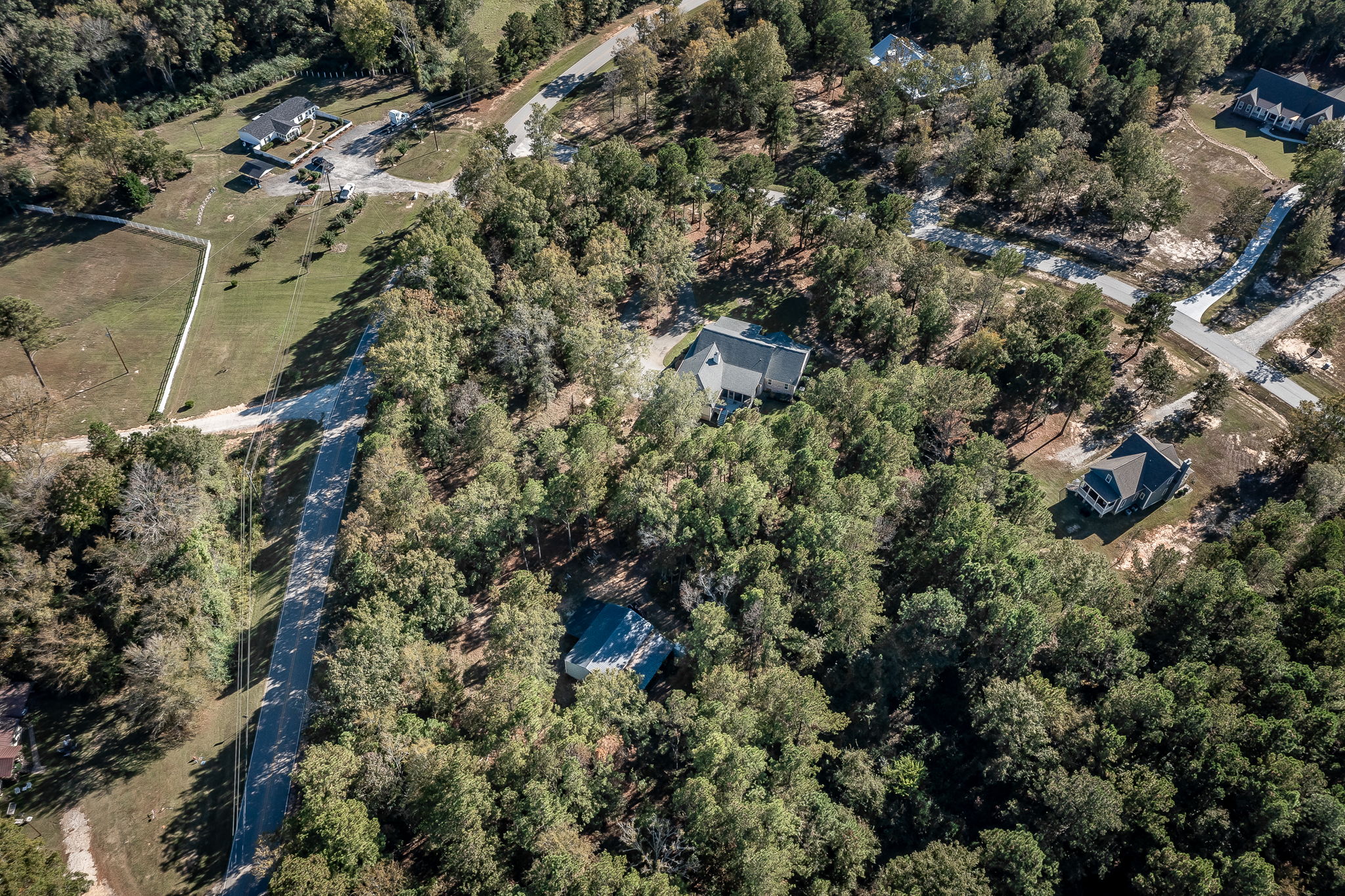 Aerial View Of Home