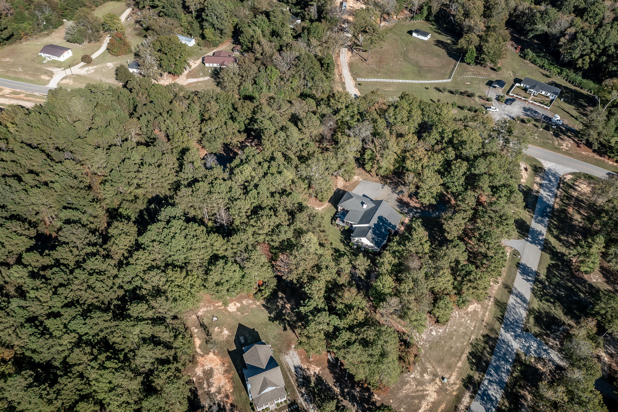 Aerial View Of Home