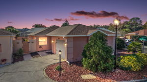 Twilight Front Elevation