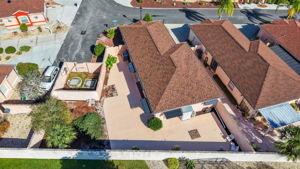 Aerial of Large Corner Lot with ROOM FOR A POOL!