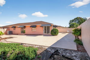 Rear and Side Courtyards
