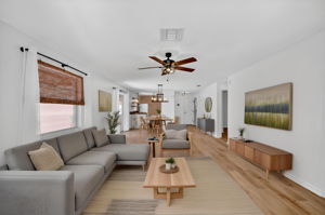 Virtually Staged - Living and Dining Rooms