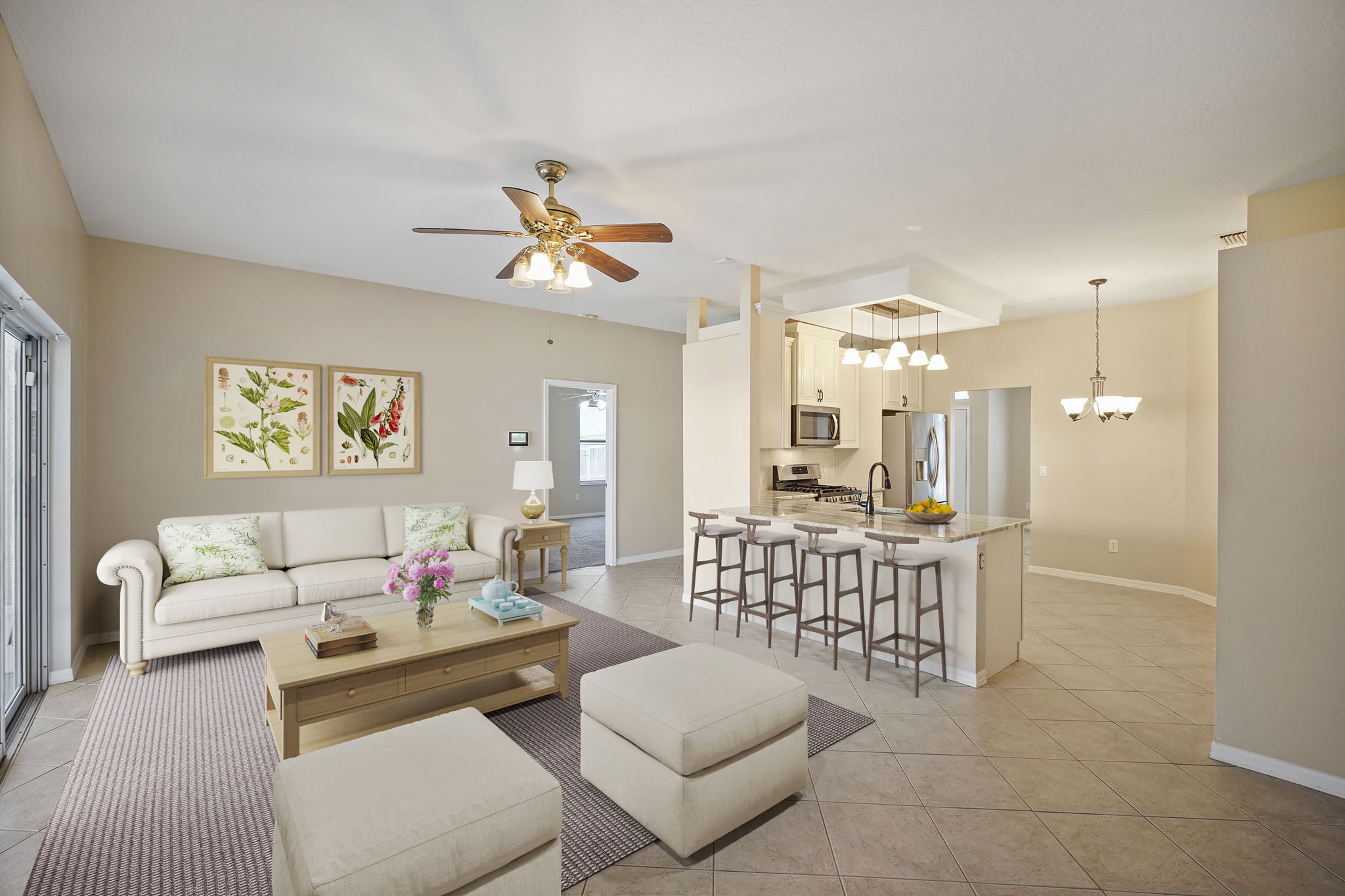 Living Room - Virtually Staged