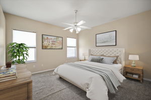 Primary Bedroom -  Virtually Staged