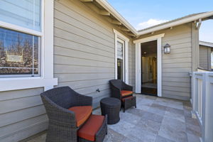 Deck off primary bedroom