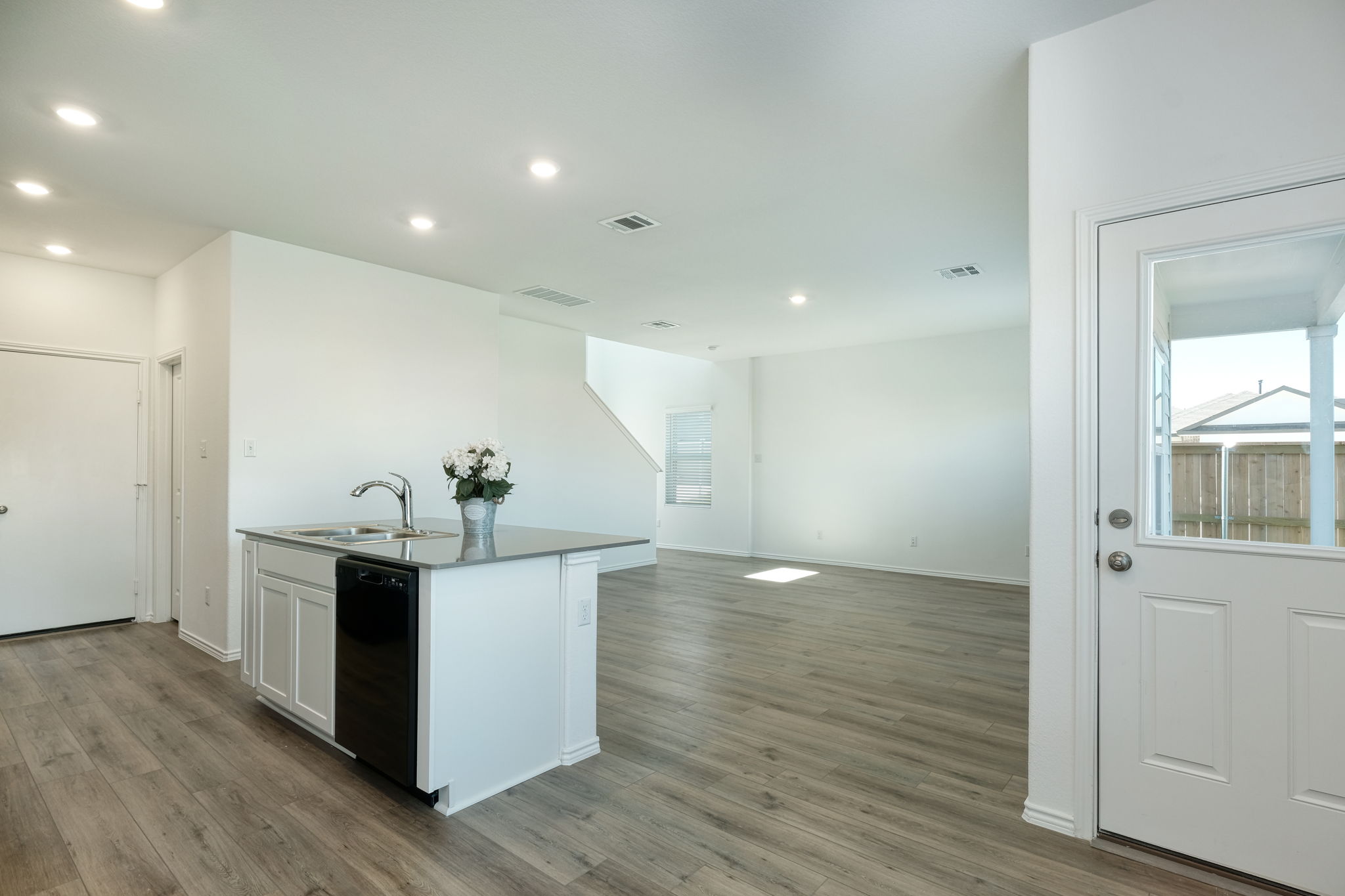 Dining/Kitchen/Living